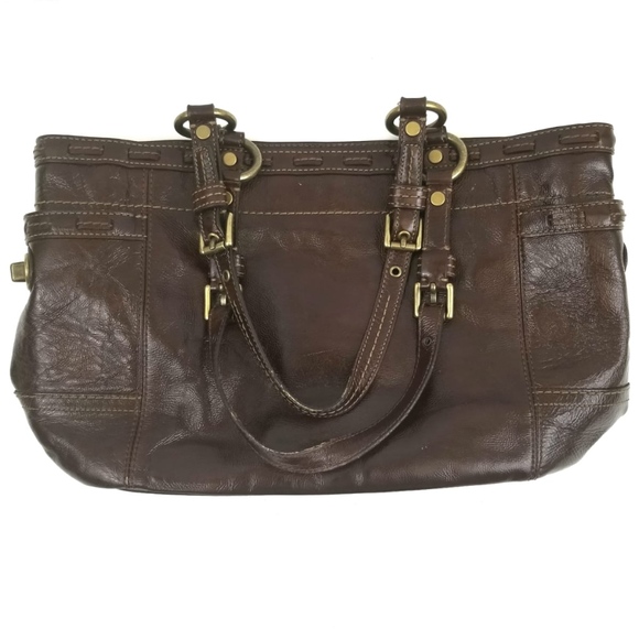 Coach Handbags - Coach 11500 Gallery Laced Turnlock Tote Handbag